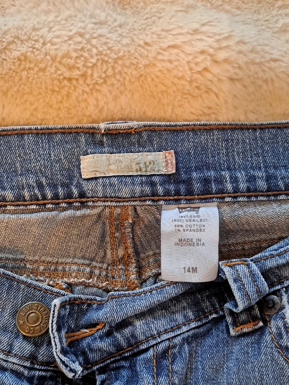 Levi's 512  Blue  Jeans - Womens Size 14M